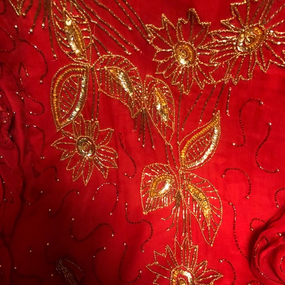 Vintage Ramana Beaded Top- 540 $30 or $25 w/offer - Picture 2 of 9